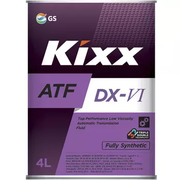 Трансмиссионное масло Kixx Dexron VI ATF, 4 л