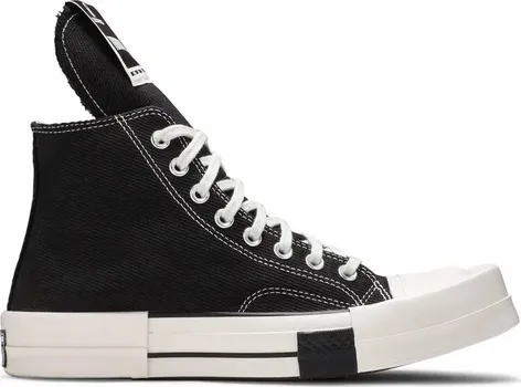 Кроссовки Converse Rick Owens x TURBODRK Chuck 70 High Black, черный