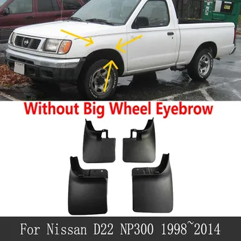 Брызговики для Nissan Navara D22 Datsun Frontier NP300 4x4 1998 ~ 2014, брызговики на крыльях, грязезащитный чехол wheel eyebrow