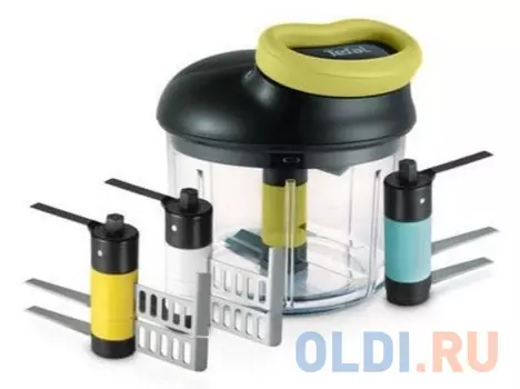 Измельчитель ручной Tefal K1321044 0.9л. зеленый/черный
