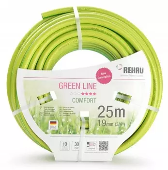 Шланг садовый GREEN LINE 19 мм (3/4") 25 м 10090941600 Rehau (54)