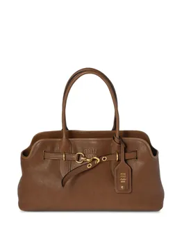 Miu Miu сумка на плечо Aventure, коричневый