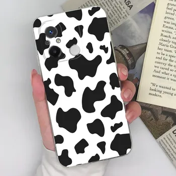Прозрачный чехол для Xiaomi Redmi Note 8 9 10 11 12 Pro Plus Redmi 10C 12C 11 Prime 9A 9C, задняя крышка телефона, силиконовый мягкий ТПУ, модные бамперы для телефона Redmi Redmi 3 Pro дубильная кора