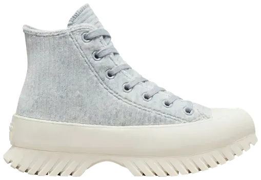 Кроссовки Converse Chuck Taylor All Star Lugged 2.0 High Striped Knit - Gravel, синий