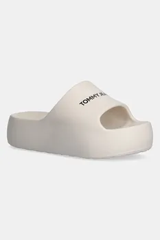 Шлепанцы TJW Flatfrom Pool Slide Ess Tommy Jeans, бежевый