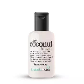 Treaclemoon Гель для душа Кокосовый рай /My coconut island Bath &amp; shower gel, 60 мл