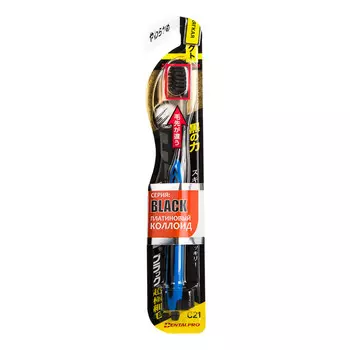 Dentalpro "Black Compact Head" Зубная щетка мягкая, 1 шт