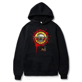 Толстовки с капюшоном Guns N Roses, уличная одежда с принтом хард-рок-группы, женские толстовки унисекс, пуловер с капюшоном, спортивные костюмы, одежда 2XL