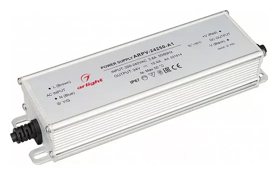 Блок питания Arlight ARPV-24250-A1 24V 250W IP67 10.4A 031514