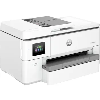 МФУ струйный HP OfficeJet Pro 9720, A3, цветной, 22 стр/мин (A4 ч/б), 18 стр/мин (A4 цв.), 4800x1200dpi, АПД-35 листов, факс, сетевой, Wi-Fi, USB, белый (53N94C)