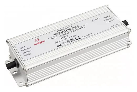 Блок питания Arlight ARPV-LG24150-PFC-A 24V 150W IP67 6,25A 030015