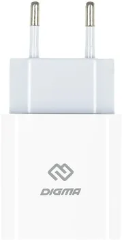 Сетевое зарядное устройство Digma DGW2C 20 Вт, USB type-C, PD, белый (DGW2C0F010WH)