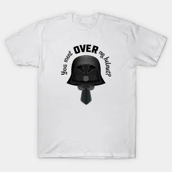 Футболка женская You Went Over My Helmet Dark Helmet Spaceballs Quo Harajuku Print Kawaii футболка летняя женская футболка с коротким рукавом топ S розовый