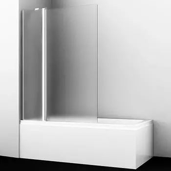 Шторка на ванну WasserKRAFT Berkel 48P 48P02-110 L Matt glass Fixed 110х140 см