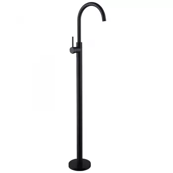 Смеситель Abber Wasser Kreis AF8141B напольный, для раковины, черный матовый