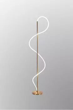 Торшер с изогнутым неоном Arte lamp A2850PN-35PB