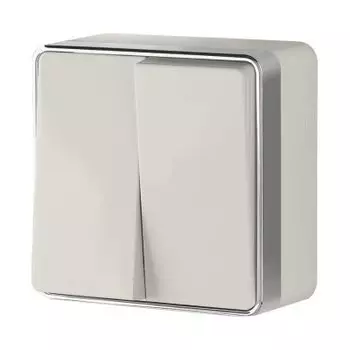 Выключатель двухклавишный Gallant (слоновая кость) W5020003 Werkel