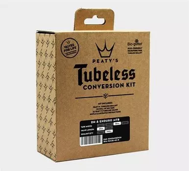 Набор для бескамерных покрышек Peaty's Tubeless Conversion Kit Enduro/DH, ободная лента/ниппели/, 30мм, PCK30-42-M-4