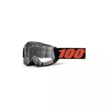 Веломаска подростковая 100% Accuri 2 Youth Goggle, Geospace/Clear Lens, 50320-101-01