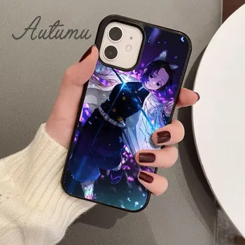 Чехол для телефона Demon Slayer Shinobu Koch для iPhone 11 12 13 14 Pro Max mini XR XS SE 2020 6S 7 8 Plus Samsung Galaxy S21 S22 iPhone 6plus