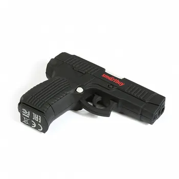 Флешка 32Gb USB 2.0 SmartBuy Wild Пистолет, черный (SB32GBGN)