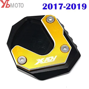 Новый мотоцикл с ЧПУ, удлинительная пластина для поддержки ног, боковая подставка, увеличенная накладка для HONDA X ADV XADV 750 XADV750 2017 2018-2023 2022 2017-2019 black