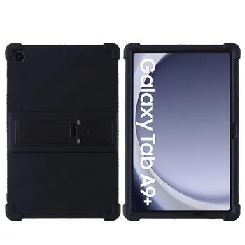 Мягкий чехол для Samsung Galaxy Tab A9 Plus, чехол для планшета 11 дюймов SM-X210 X216 X215 X218, силиконовая подставка, защитная оболочка Tab A9 Plus 11inch красный