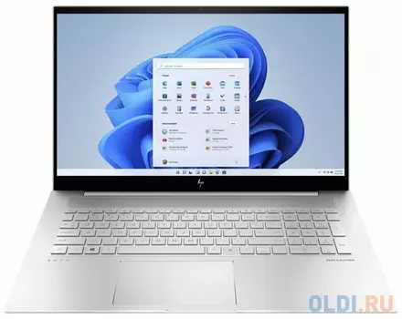 Ноутбук/ HP Envy 17-ch1141nw 17.3"(1920x1080 IPS)/Intel Core i5 1155G7(2.5Ghz)/16384Mb/512PCISSDGb/noDVD/Int:Intel Iris Xe /Cam/BT/WiFi/55WHr/wa