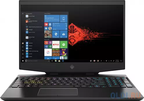 Ноутбук HP Omen 15-dh1024ur <22P76EA> i7-10750H (2.6)/16G/1T+512G SSD/15.6''FHD AG IPS 144Hz/NV RTX2060 6G/Backlight/Thunderbolt/DOS (Shadow black)