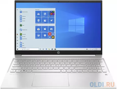 Ноутбук HP Pavilion 15-eg0054ur 15.6" 1920x1080 Intel Core i3-1115G4 512 Gb 8Gb Intel Iris Xe Graphics белый Windows 10 Home