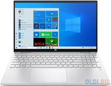Ноутбук/ HP Pavilion 15x360 15-er1010ci 15.6"(1920x1080 IPS)/Intel Core i5 1235U(1.3Ghz)/16384Mb/512PCISSDGb/noDVD/Int:Intel Iris Xe/Cam/BT/WiFi/
