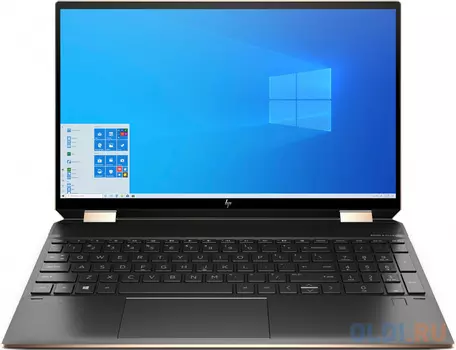 Ноутбук HP Spectre x360 15-eb0043ur 15.6" 3840x2160 Intel Core i7-10750H 2048 Gb 16Gb WiFi (802.11 b/g/n/ac/ax) Bluetooth 5.0 nVidia GeForce GTX 1650 Ti 4096 Мб черный Windows 10 Home 22V21EA