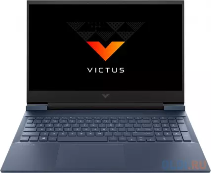 Ноутбук HP Victus 16-d0049ur Core i5 11400 16Gb SSD512Gb NVIDIA GeForce RTX 3050 4Gb 16.1" IPS FHD (1920x1080) Windows 10 Home blue WiFi BT Cam