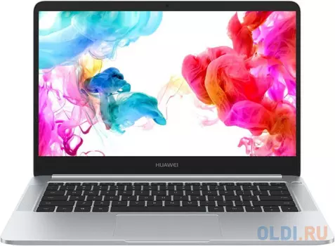 Ноутбук Huawei MateBook D 14 Core i5 1135G7 8Gb SSD512Gb Intel Iris Xe graphics 14" IPS FHD (1920x1080) Windows 11 Home silver WiFi BT Cam
