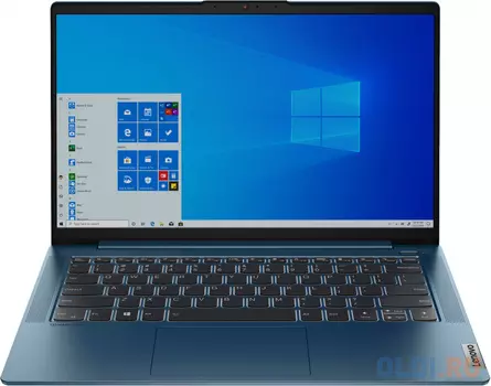 Ноутбук Lenovo IdeaPad 5 14ARE05 14" 1920x1080 AMD Ryzen 3-4300U 256 Gb 8Gb Bluetooth 5.1 AMD Radeon Vega 5 бирюзовый DOS 81YM00CERK