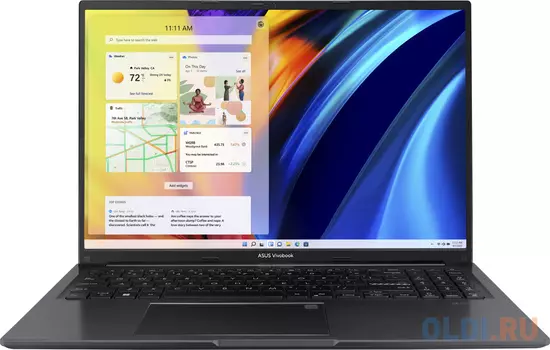 Ноутбук ASUS VivoBook Series X1605ZA-MX059 16" OLED 3200x2000/Intel Core i5-1235U/RAM 16Гб/SSD 512Гб/Intel Iris X Graphics/ENG|RUS/DOS черный 1.8