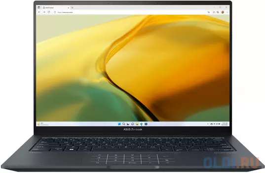 Ноутбук ASUS ZenBook 14X UX3404VA-M9015W Intel Core i5-13500H/16GB/SSD512GB/14.5/2.8K (2880x1800)/OLED)/120Hz/Win11/Inkwell Gray (90NB1081-M