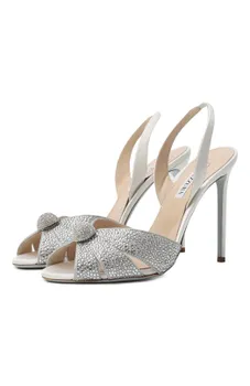 Текстильные босоножки Italian Flirt 105 Aquazzura