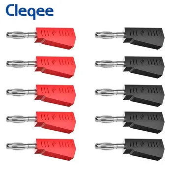 CLEQEE P3002 Штабелируемые разъемы «банан» 4 мм, 10 шт., 5 цветов