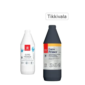 Грунтовка универсальная Tikkurila Euro Primer прозрачная 0.9 л
