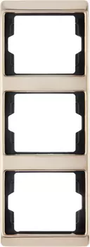 13330007 Рамка Arsys Медь 3-постовая вертикальная Berker
