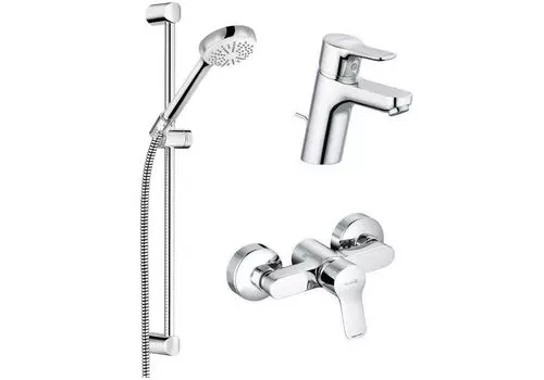 Комплект смесителей для ванны Kludi Комплект 3в1 Pure&Easy 378450565