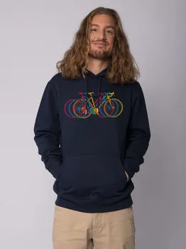 Толстовка wat? Apparel Sweatshirt Fahrrder, темно-синий
