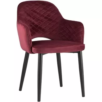 Стул Венера диамант велюр бордовый (Stool Group)