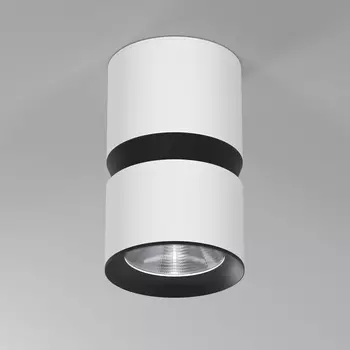 Светильник потолочный светодиодный Elektrostandard Kayo 12W 4000К белый/черный a064731