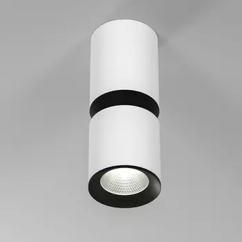 Светильник потолочный светодиодный Elektrostandard Kayo 12W 4000К белый/черный a064728