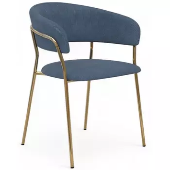 Стул Whispered Fusion Hesby Вельвет/Синий арт.HSBI_DC72_darkblue_velvet