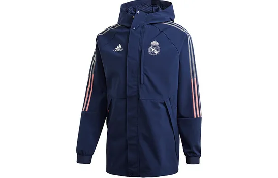 Куртка мужская темно-синяя Adidas, темно-синий