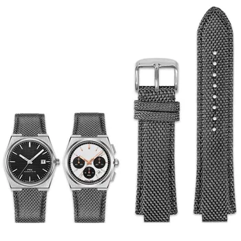 Классический ремешок для часов TISSOT PRX T137.407/T137.410 Super player Series, нейлоновый ремешок для часов, мужской ремешок на запястье 26x12 мм, выпуклый конец 26.12mm