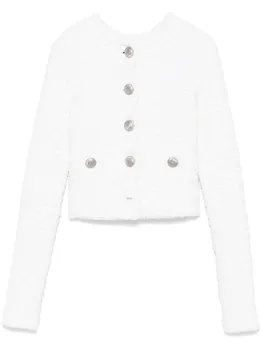 Balenciaga укороченный кардиган, белый